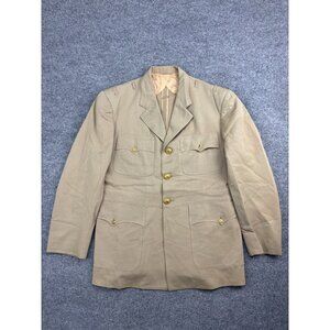 Vintage United States Naval Academy Dress Uniform Jacket Men's 40 Brown
